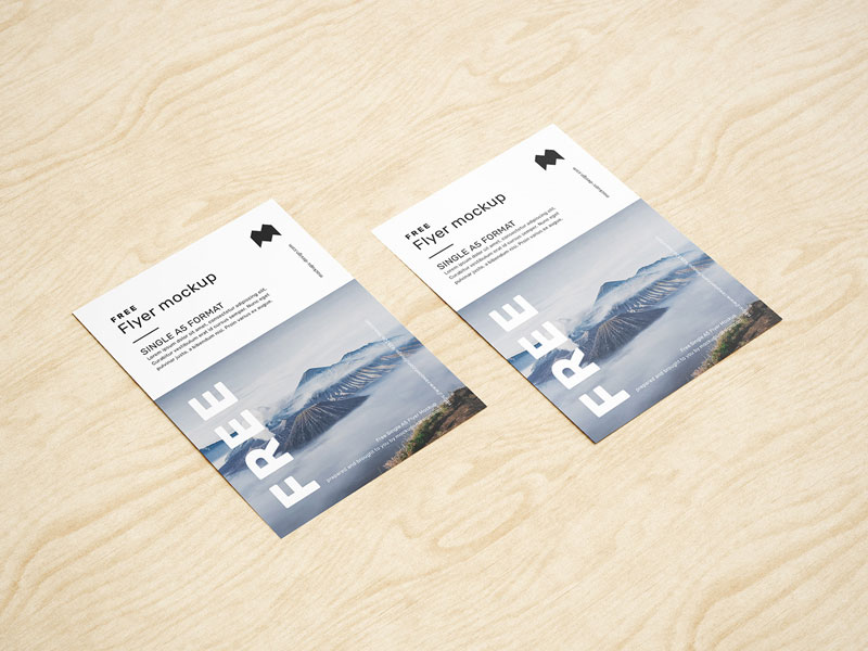 Download A5 Flyer PSD Mockup | MockupsQ