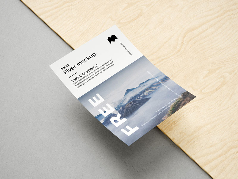 Download A5 Flyer PSD Mockup | MockupsQ