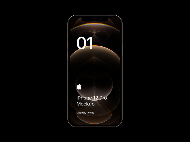 Apple iPhone 12 Pro PSD Mockup