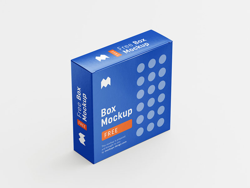 Square Box Packaging V2 Psd Mockup Mockupsq