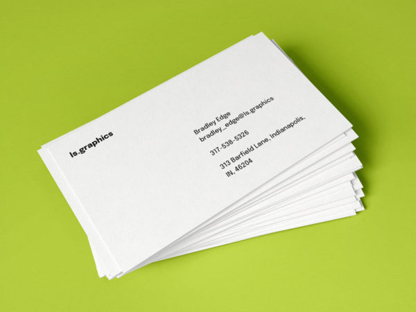 Business Cards Stacked PSD Mockup