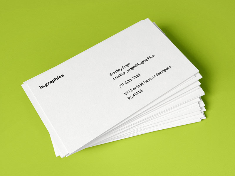 Business Cards Stacked PSD Mockup