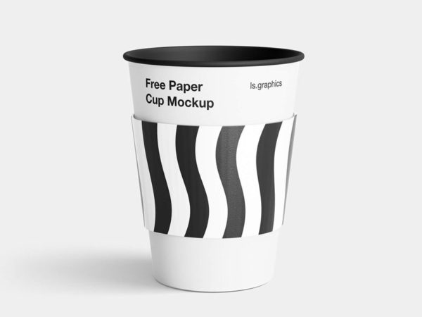 Paper Coffee Cup V2 Psd Mockup