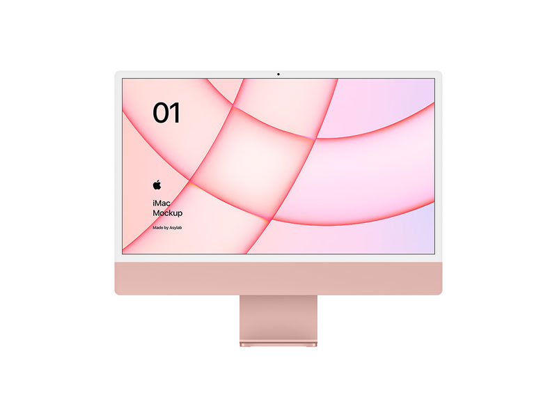iMac 2021 PSD Mockup