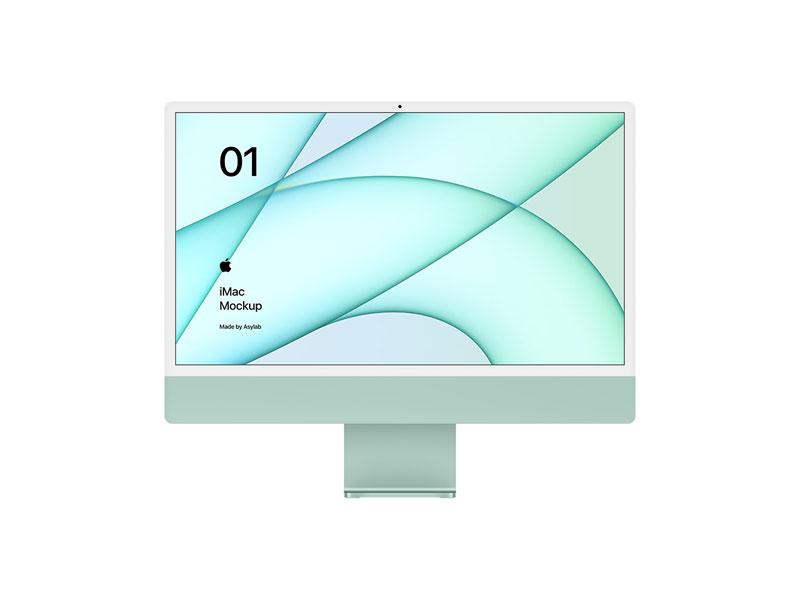 iMac 2021 PSD Mockup