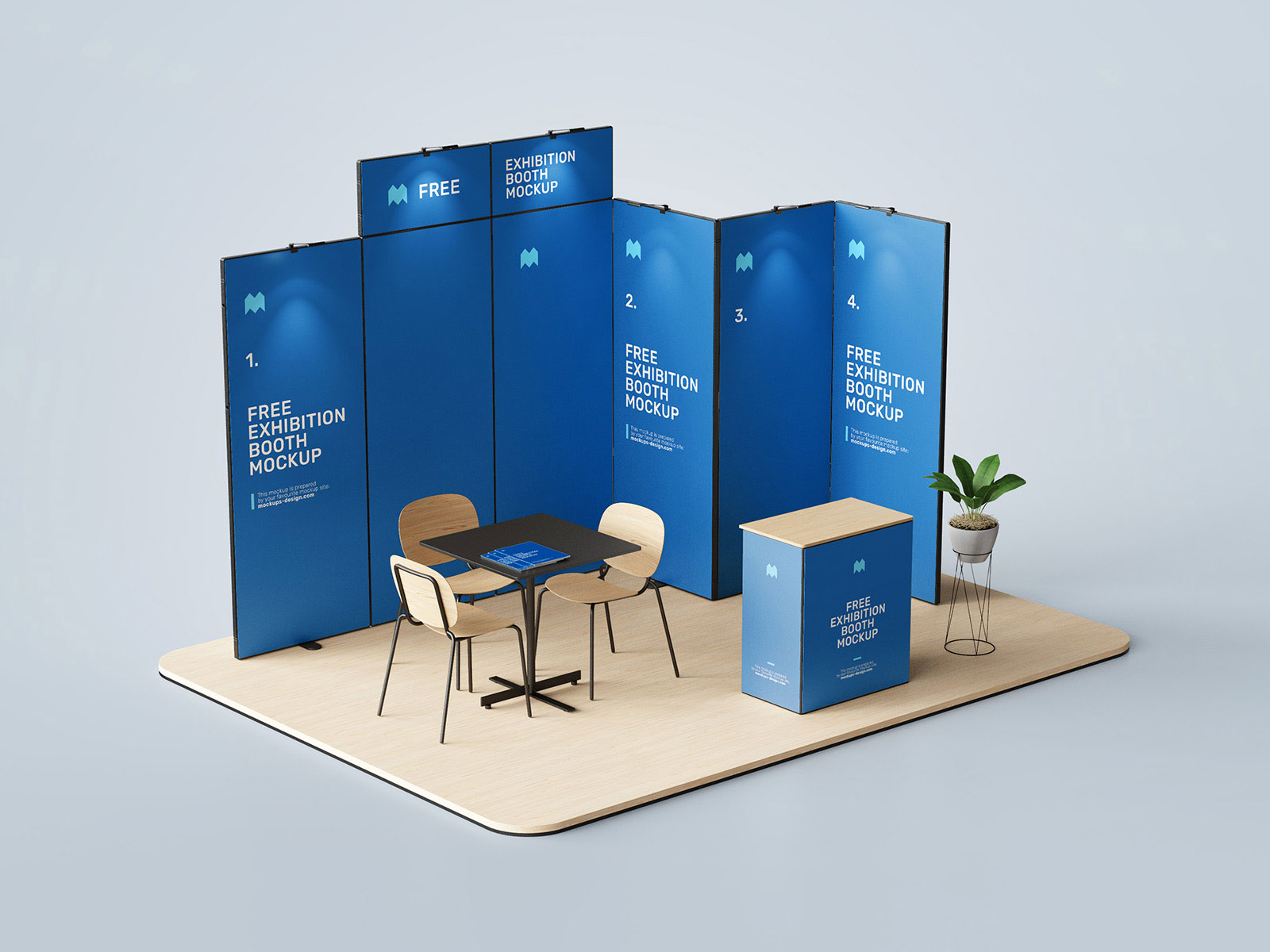 Exhibition Booth PSD Mockup