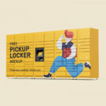 Pickup Locker PSD Mockup