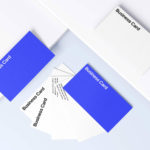 Top View Business Cards V3 PSD Mockup